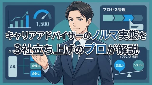 キャリアアドバイザーのノルマ事情を徹底解説